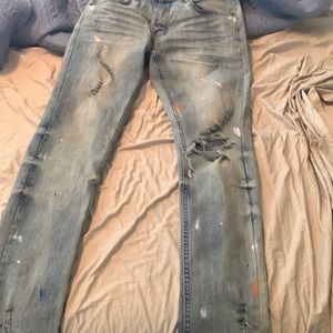 I am selling some designer jeans and a nascar shirt